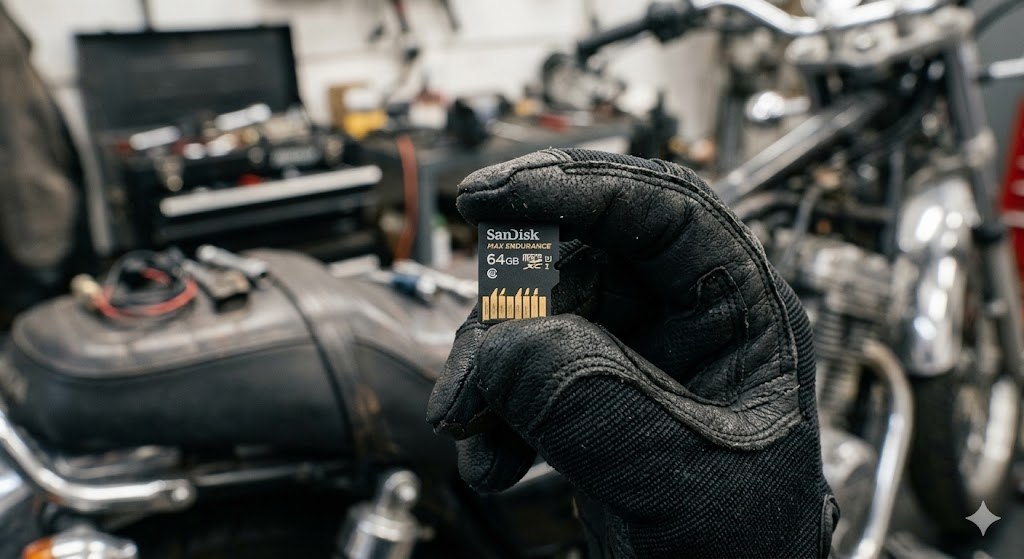 Choisir une carte microSD Max Endurance pour dashcam moto